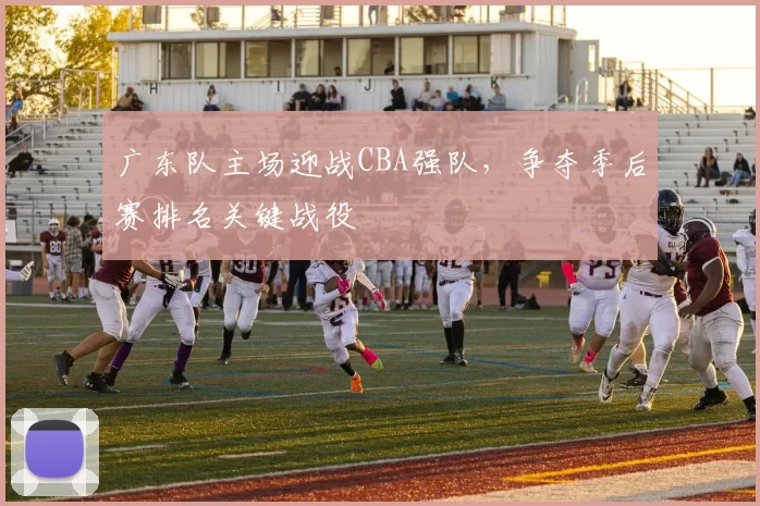 广东队主场迎战CBA强队,争夺季后赛排名关键战役
