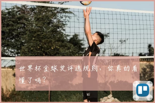 世界杯金球奖评选规则,你真的看懂了吗?