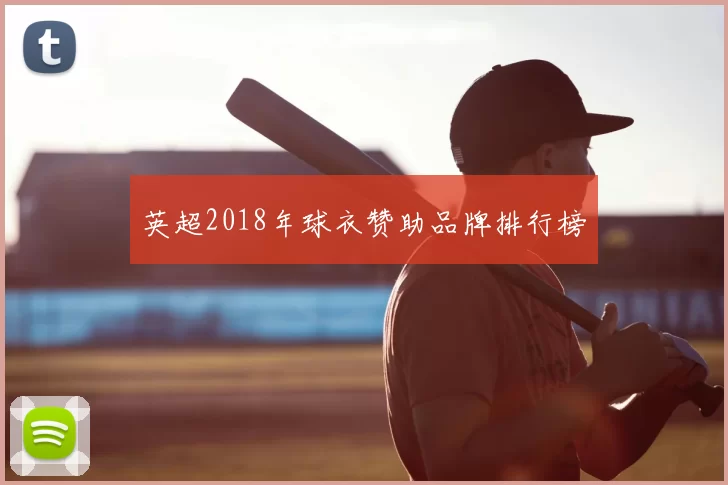 英超2018年球衣赞助品牌排行榜